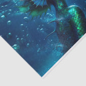 Papier Mousseline Sirène Ethereal Siren Sirène Ocean Decoupage (Détail)