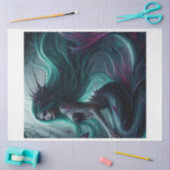 Papier Mousseline Sirène foncée (Artisanat)