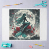 Papier Mousseline Sirène foncée (Artisanat)