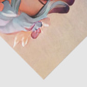 Papier Mousseline Sirène Imaginaire Aquarelle Argent (Détail)