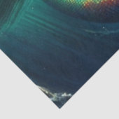 Papier Mousseline Sirène Lune - Papier de découpage Sirène (Détail)