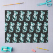 Papier Mousseline Sirène turquoise (Artisanat)