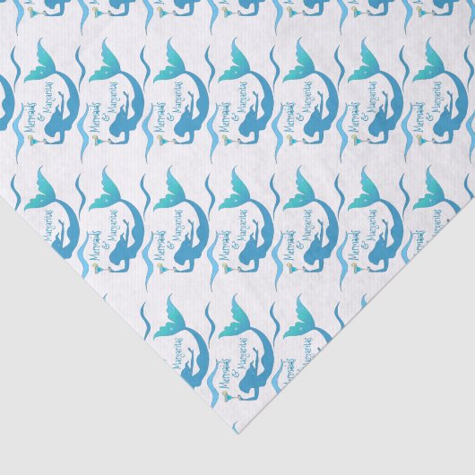 Papier Mousseline Sirènes et margarita enveloppant des (Détail)