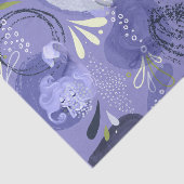 Papier Mousseline Sirènes Whimsical Purple Abstrait Arrière - plan (Détail)