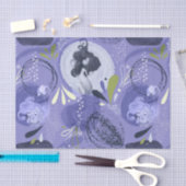 Papier Mousseline Sirènes Whimsical Purple Abstrait Arrière - plan (Artisanat)