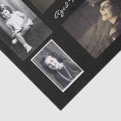 Papier Mousseline Six photos personnalisées (Détail)