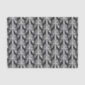 Papier Mousseline Skeleton Cage Motif Halloween Tissu Papier (Recto)