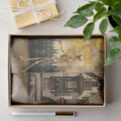 Papier Mousseline Skeleton Couple Halloween Découpage Tissu papier (Cadeau)