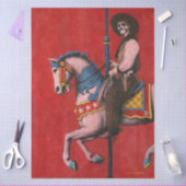 Papier Mousseline Skeleton Cowboy Carousel (Artisanat)