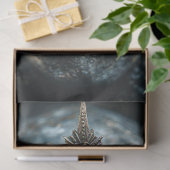 Papier Mousseline Skeleton gothique Skull Decoupage papier de tissus (Cadeau)