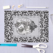 Papier Mousseline Skeleton Love Couple Mariage Danse Mariage gothiqu (Artisanat)