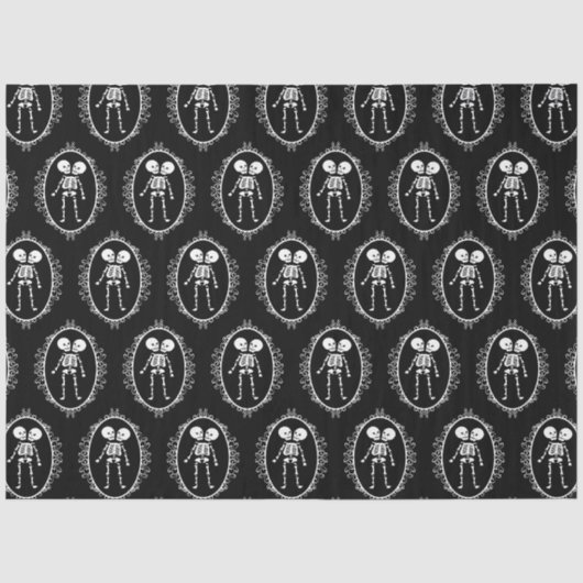 Papier Mousseline Skeleton Siamese Twins (Recto)