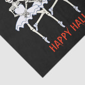 Papier Mousseline Skeletons de danse de ballet Fête d'Halloween (Détail)