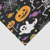 Papier Mousseline Skeletons mignons et Déplaisants pour Halloween (Détail)