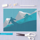 Papier Mousseline Ski alpin (Artisanat)