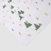 Papier Mousseline Ski et snowboard Imprimer papier Tissu (Détail)