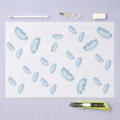 Papier Mousseline Ski Goggles avec réflexion de montagne (Artisanat)