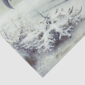 Papier Mousseline Ski Pieds d'oiseau Traverser la montagne (Détail)