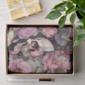 Papier Mousseline Skulls and roses (Cadeau)