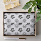 Papier Mousseline Skulls Flowers (Cadeau)