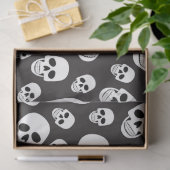 Papier Mousseline Skulls, Skeletons et Eyeballs Series Design 18 (Cadeau)