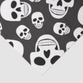 Papier Mousseline Skulls, Skeletons et Eyeballs Series Design 18 (Détail)