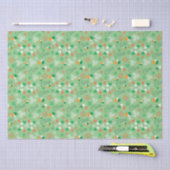 Papier Mousseline Sláinte Irlandais Saint Patrick Motif vert (Artisanat)