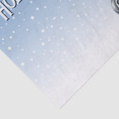 Papier Mousseline Sliding Snowman Noël Fête Papier Tissu (Détail)