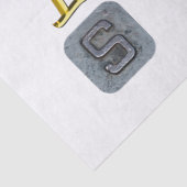 Papier Mousseline SlipperyJoe's accepte la diversité lettres découpé (Détail)