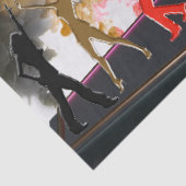 Papier Mousseline SlipperyJoe's Dancing Pride Shadows cadeaux gay ar (Détail)