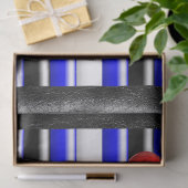 Papier Mousseline SlipperyJoe's Gay Leather Pride drapeau royal noir (Cadeau)