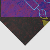 Papier Mousseline SlipperyJoe's Happy Hanoukka Star de David menorah (Détail)