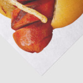 Papier Mousseline SlipperyJoe's hot dog niché doucement pain jaune v (Détail)