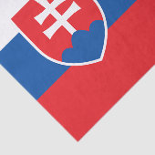 Papier Mousseline Slovakia Flag (Détail)