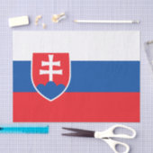 Papier Mousseline Slovakia Flag (Artisanat)