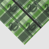 Papier Mousseline SLYTHERIN™ Tartan Plaid Pattern (Détail)