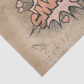 Papier Mousseline SMACK ! Vintage Comic Book (Détail)