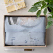 Papier Mousseline Snow Globe bleu garçon Baby's 1st Christmas Photo (Cadeau)