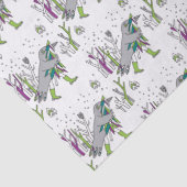 Papier Mousseline Snow time (Détail)