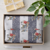 Papier Mousseline Snowball Enfants Noël Flocon de neige rayé (Cadeau)