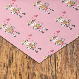 Papier Mousseline Snowbell amoureuse papier de tissu rose