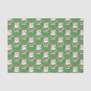 Papier Mousseline Snowbell la vache papier de tissu vert de Noël