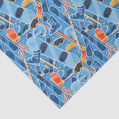 Papier Mousseline Snowboardeur (Détail)