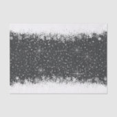 Papier Mousseline Snowfall and Snow Borders Christmas ID728 (Recto)