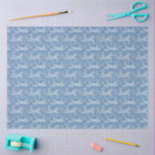 Papier Mousseline Snowflake Avion en bleu -  (Artisanat)