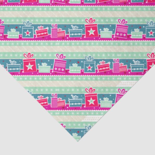 Papier Mousseline Snowflakes & Présents Papier Tissu (Détail)