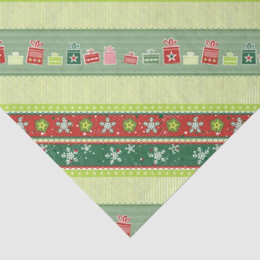 Papier Mousseline Snowflakes & Présents Papier Tissu (Détail)