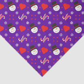 Papier Mousseline Snowflakes Snowman Sucres de canne Arrière - plan  (Détail)