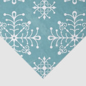 Papier Mousseline Snowflakes stylisés (Détail)