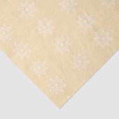 Papier Mousseline Snowflon Xmas Design Peach Noël de Noël (Détail)